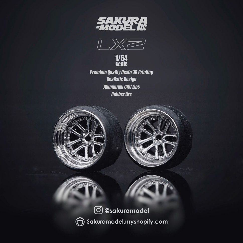 Custom wheel 64 scale model LXZ – Sakuramodel