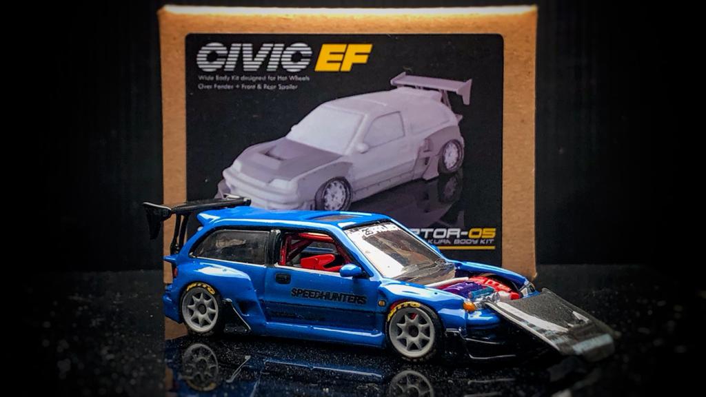 Add on Body kit for Hot Wheels Civic EF - Main Image