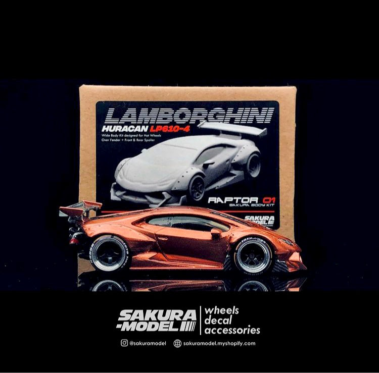 Add on Body kit for Hot Wheels Lamborghini Huracan