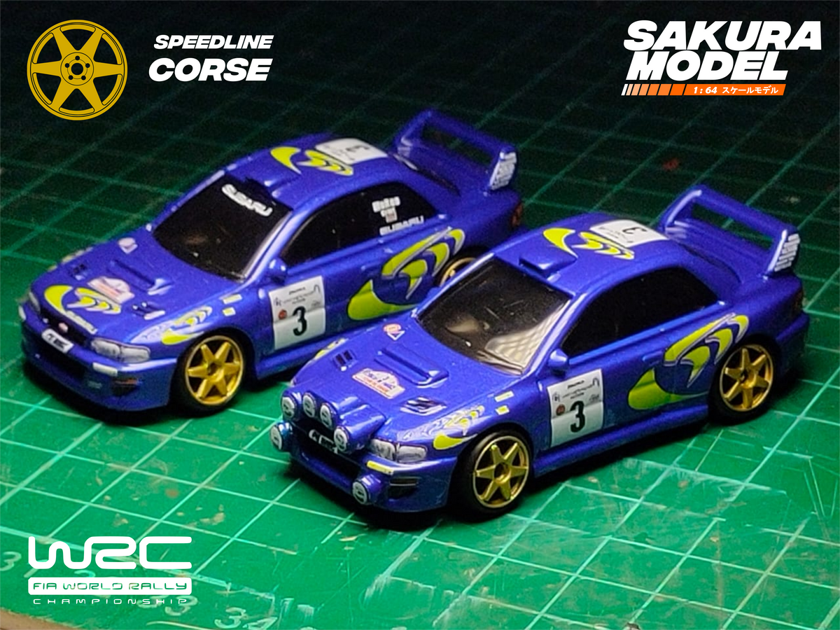 Custom wheels 64 scale model RH Speedline – Sakuramodel