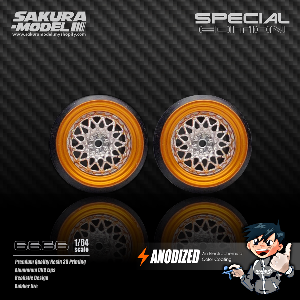 Custom wheel 64 scale model 6666 - Special Edition – Sakuramodel