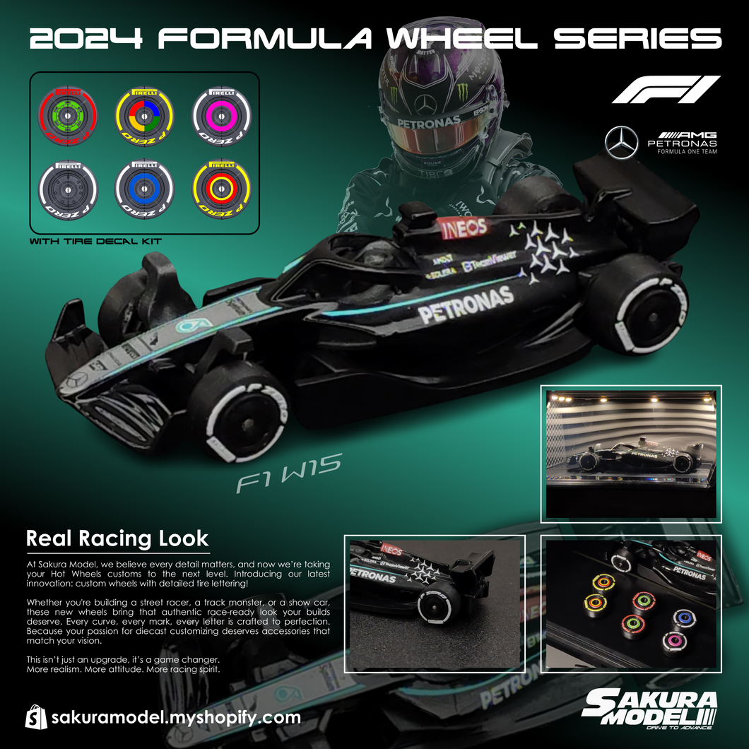 Custom wheel 64 scale model 2024 Formula Wheels
