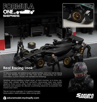 Custom wheel 64 scale model Formula Wheels OZ