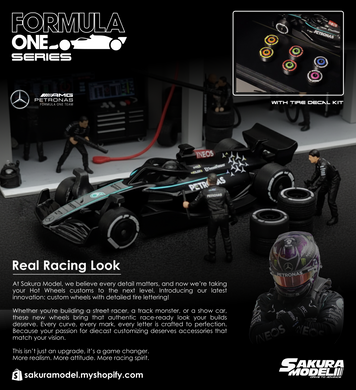 Custom wheel 64 scale model 2024 Formula Wheels