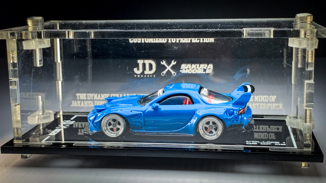 Limited Custom by JDP X Sakura Model - Mazda RX7 (FD) - Blue