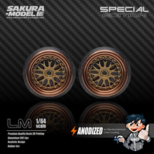 Load image into Gallery viewer, Custom wheel 64 scale model LM - Special Edition