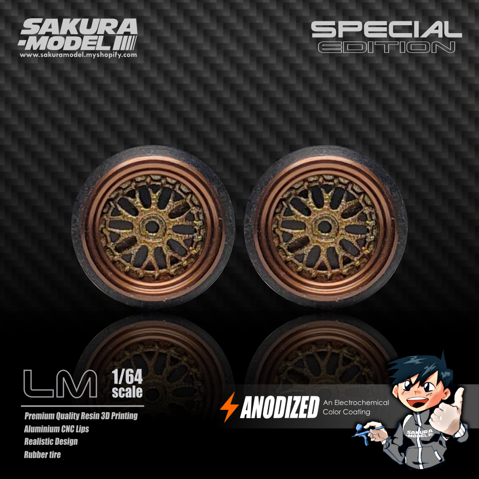 Custom wheels 64 scale model RH Speedline – Sakuramodel