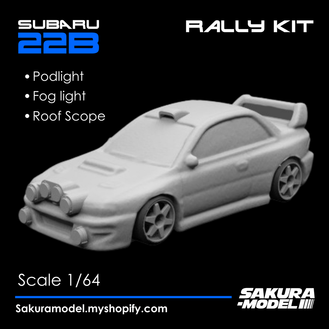 Rally Kit Subaru 22B - Accessories Sakura Model