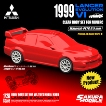 Load image into Gallery viewer, Lancer Evolution VI WRC - Clear Body