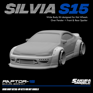 Add on Body kit for Hot Wheels Nissan Silvia S15