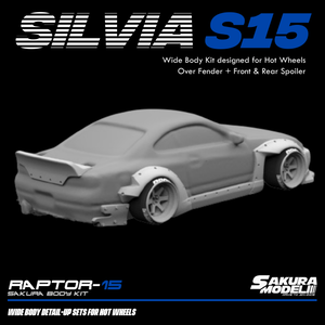 Add on Body kit for Hot Wheels Nissan Silvia S15