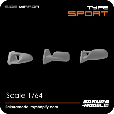 Side Mirror Sport - Accessories Sakura Model