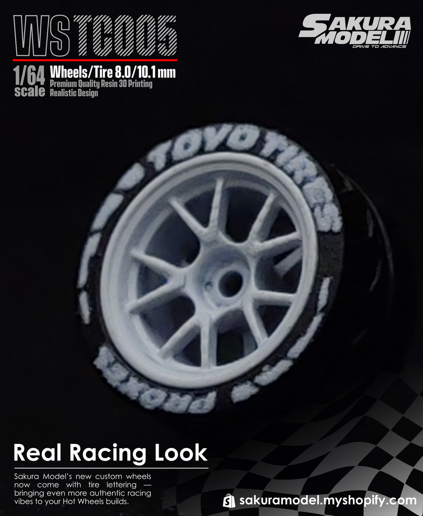Custom wheel 64 scale model FR WS TC005