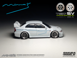 Custom wheel 64 scale model TE37 SV