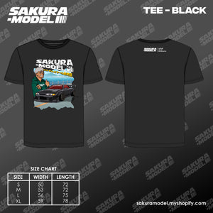 Tee Black - Sakura Model R32 Widebody 2