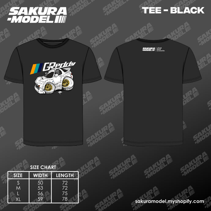 Tee Black - Sakura Model Savanna RX7 Greddy