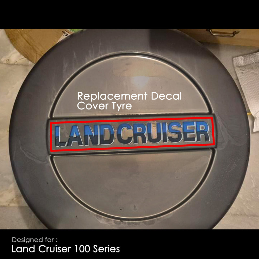 Land Cruiser 100 Replacement Cover Tyre Decal
