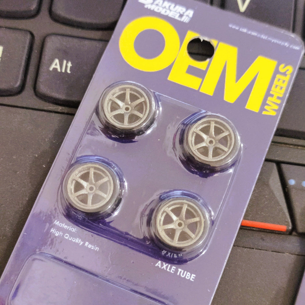 Custom wheel 64 scale model OEM Skyline GTR R34