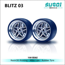 Load image into Gallery viewer, Sugoi wheels 64 scale model Blitz 03