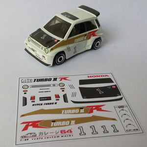 Decal Set Hot Wheels Honda City Turbo II R Sakuramodel