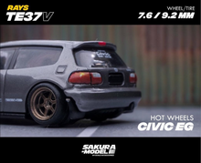 Load image into Gallery viewer, Custom wheels 64 scale model TE37 V