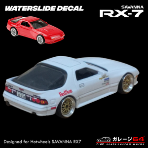 Decal set Hot Wheels '89 Savanna RX7