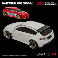 Load image into Gallery viewer, Decal Set Hot Wheels Subaru WRX STI Hatchback