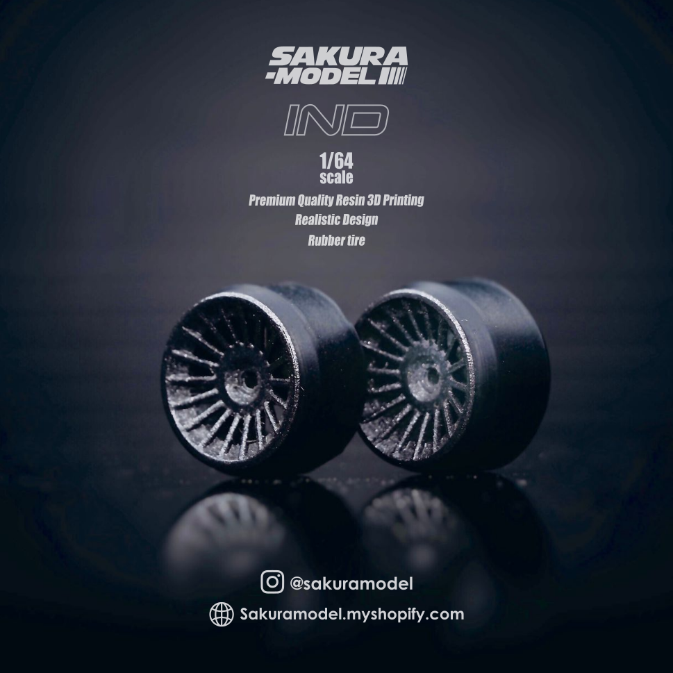 Custom wheels 64 scale model RH Speedline – Sakuramodel