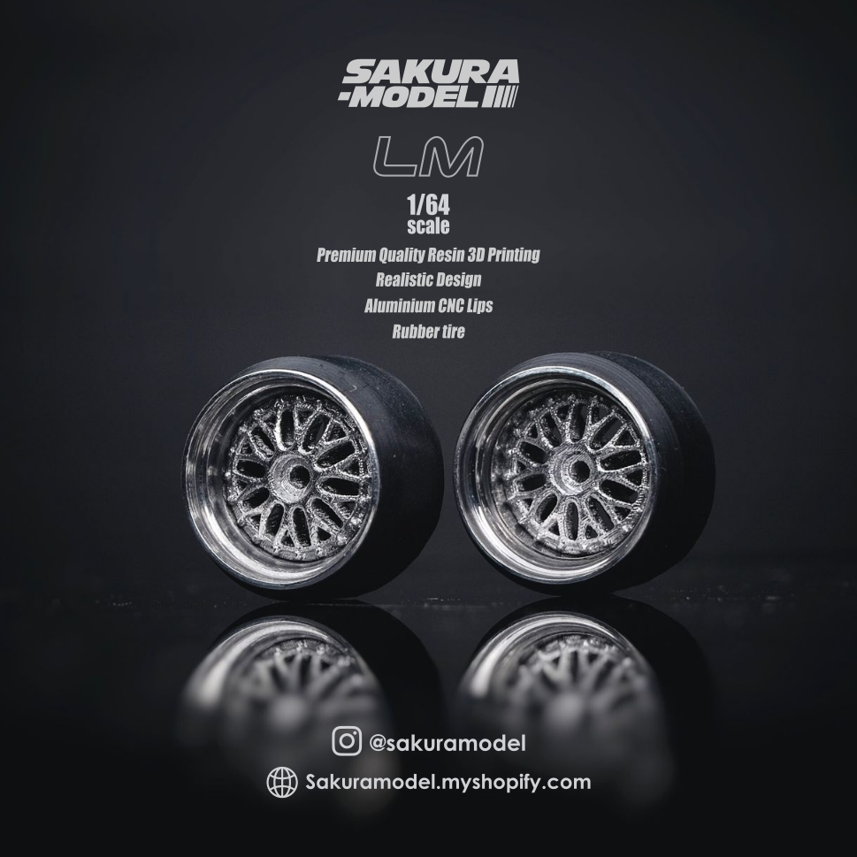 BBS LM （シルバー）ミニチュア　オブジェ ムー様専用 BBS LM シルバー ミニチュアオブジェ ホイール