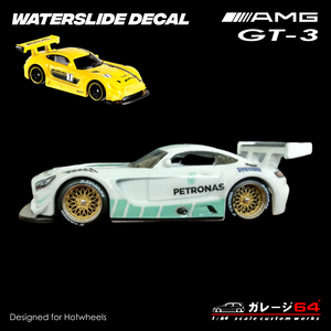 Decal Set Hot Wheels Mercedes AMG GT3