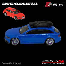 Load image into Gallery viewer, Decal set Hot Wheels Audi RS6