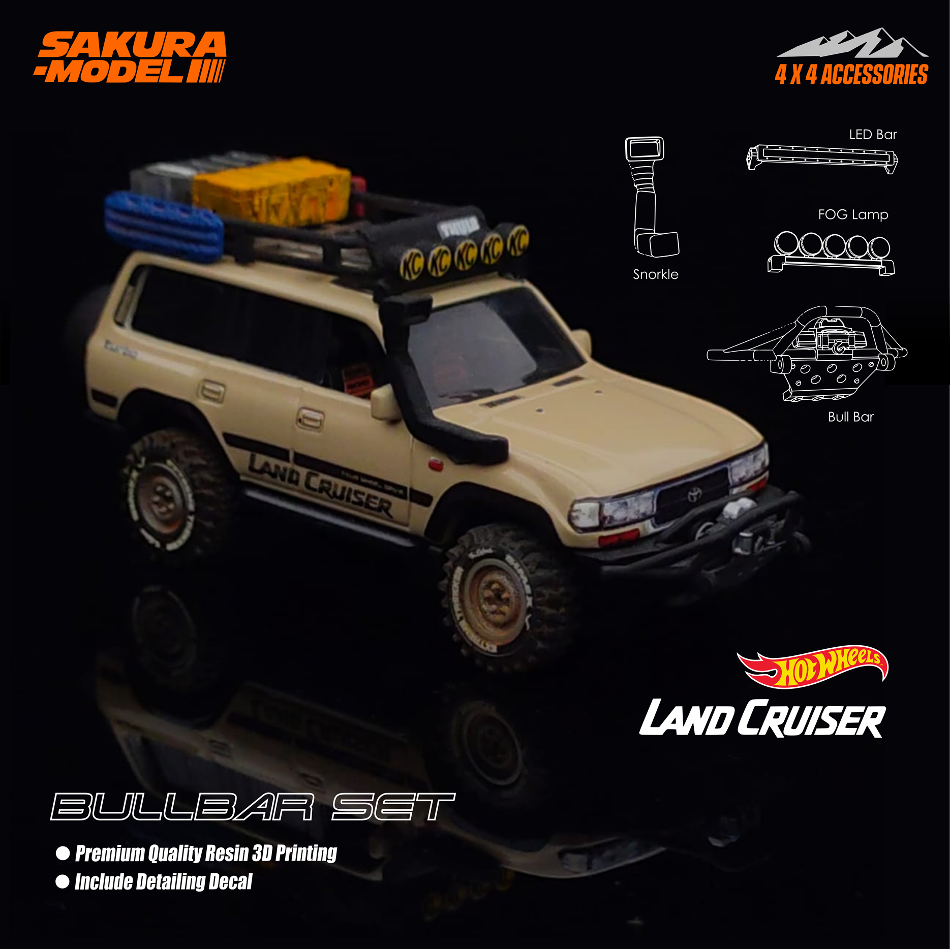 Bullbar Accessories - Accessories Sakura Model – Sakuramodel