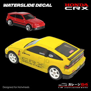 Decal Set Hot Wheels Honda CRX Spoon