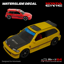 Load image into Gallery viewer, Decal Set Hot Wheels Civic EF Spoon