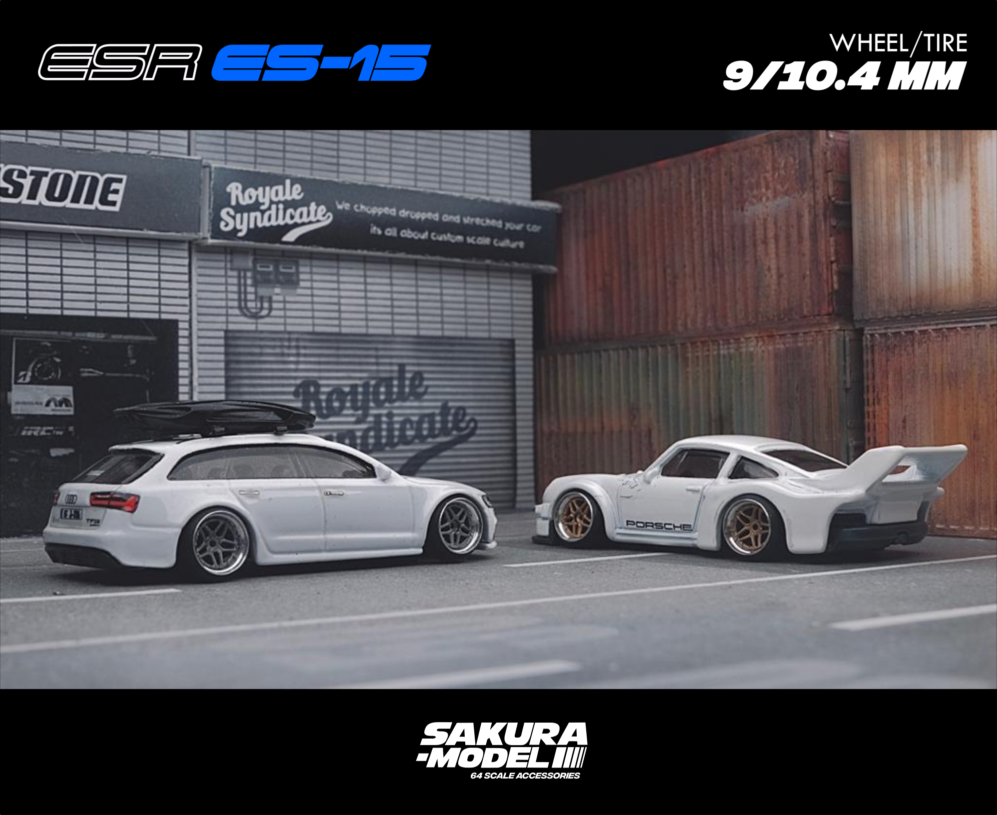 Custom wheels 64 scale model ESR ES15 – Sakuramodel