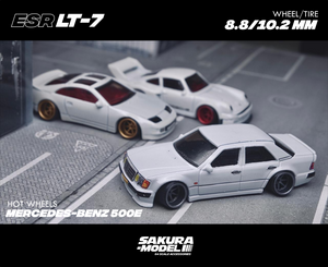 Custom wheels 64 scale model ESR LT7