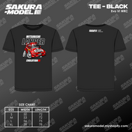 Tee Black - EVO VI WRC
