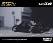 Load image into Gallery viewer, Custom wheels 64 scale model OEM 190Evo