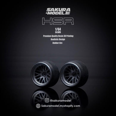 Custom wheels 64 scale model HSR