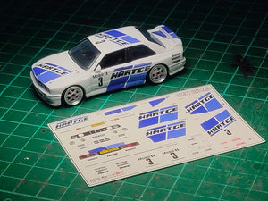 Decal Hot Wheels BMW E30 HARTGE