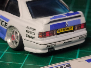 Decal Hot Wheels BMW E30 HARTGE