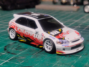 Decal Hot Wheels Civic EK9 GATHERS