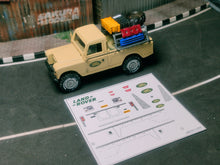 Load image into Gallery viewer, Decal Hot Wheels  Land Rover Series III