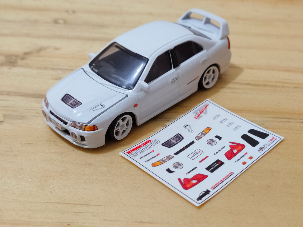 Decal Matchbox Lancer Evolution IV