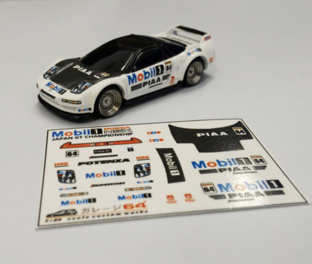 Decal Set Hot wheels Honda NSX