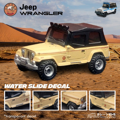 Decal Set Matchbox Jeep Wrangler Sahara Edition