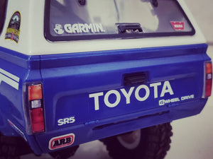 Decal / Stickers Sheet for WPL C24 1980 Toyota HILUX SR5
