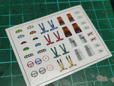 Detailing Sticker for Hotwheels Interior V.1