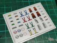 Detailing Decal for Hotwheels Interior V.1