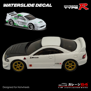 Decal Set Hot Wheels Honda Integra DC2 Spoon